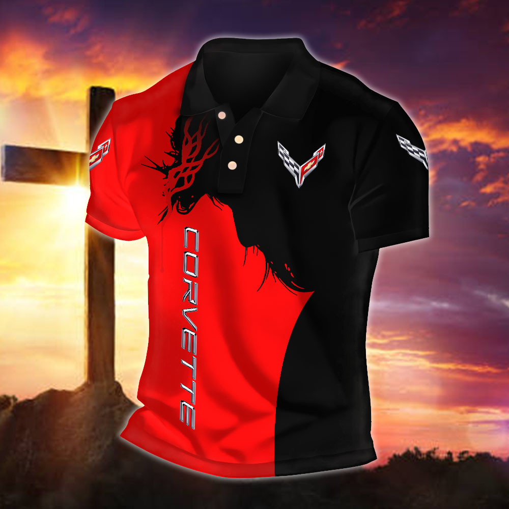 Corvette C8 Poloshirt – Bild 3