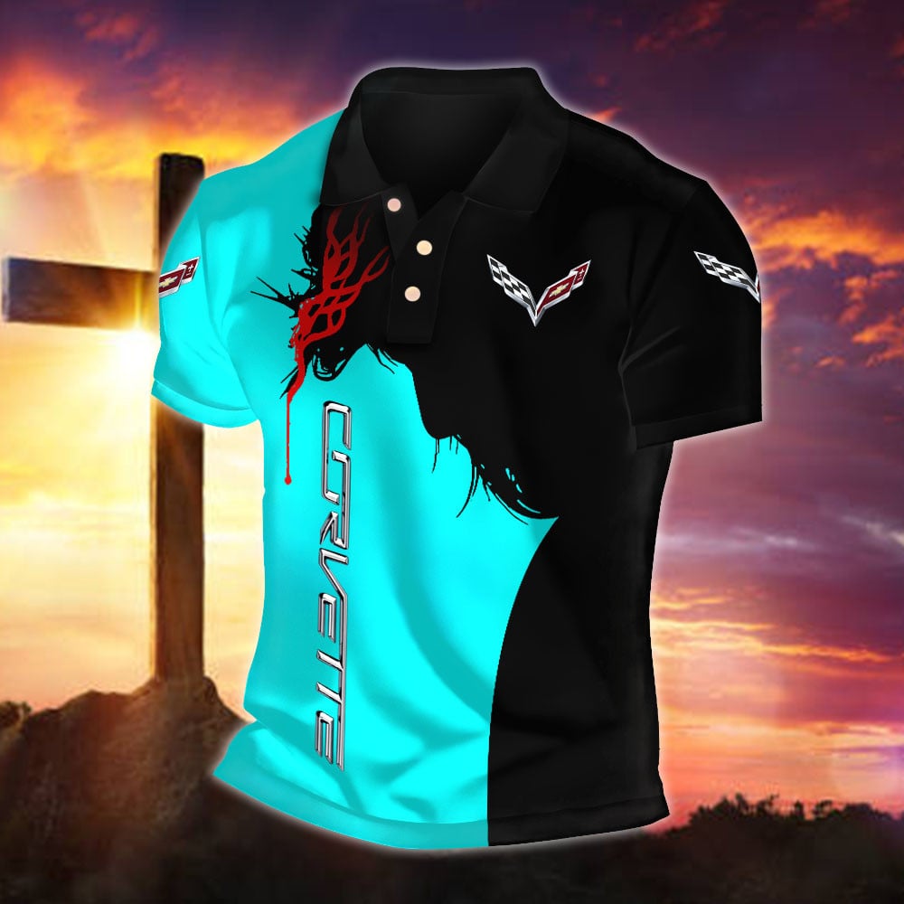Corvette C7 Poloshirt – Bild 6
