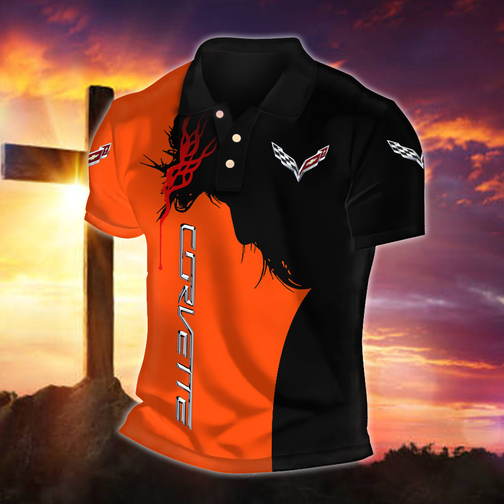 Corvette C7 Poloshirt – Bild 7