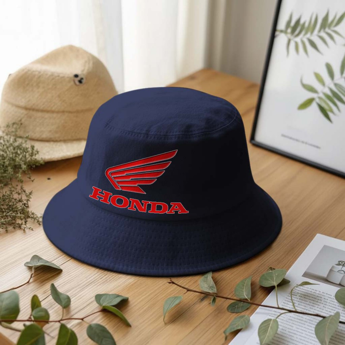 Honda Motorcycle Anglerhut | Bucket Hat – Bild 5
