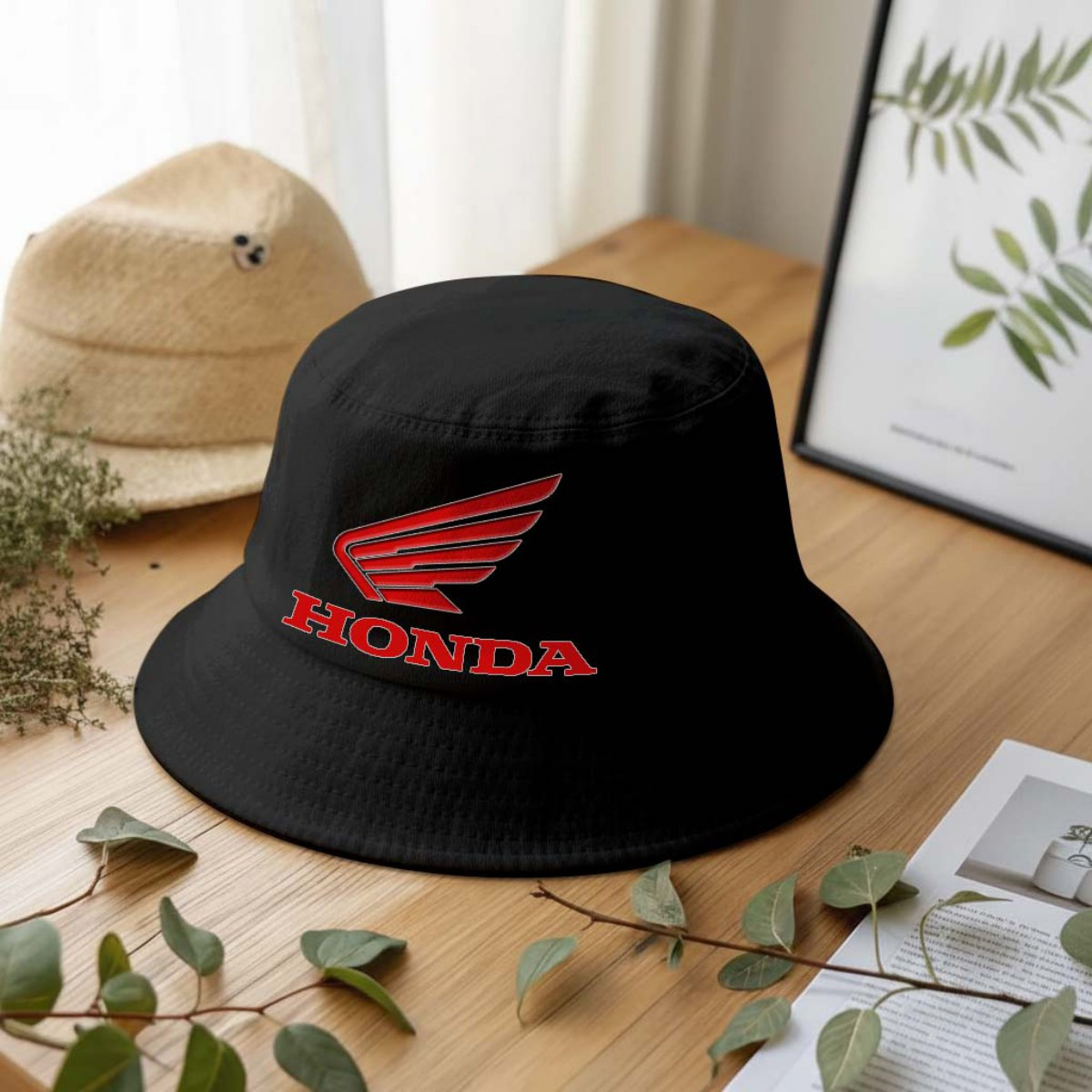 Honda Motorcycle Anglerhut | Bucket Hat – Bild 2