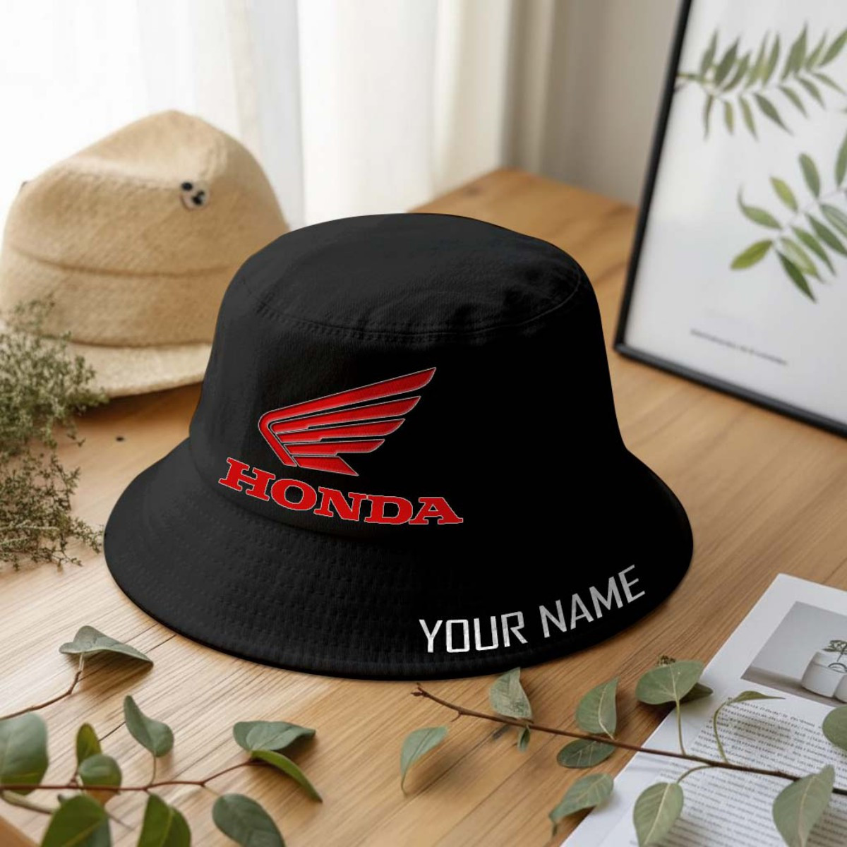 Honda Motorcycle Anglerhut | Bucket Hat – Bild 3