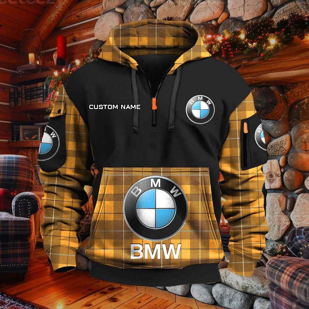 BMW Car Hoodie – Bild 9