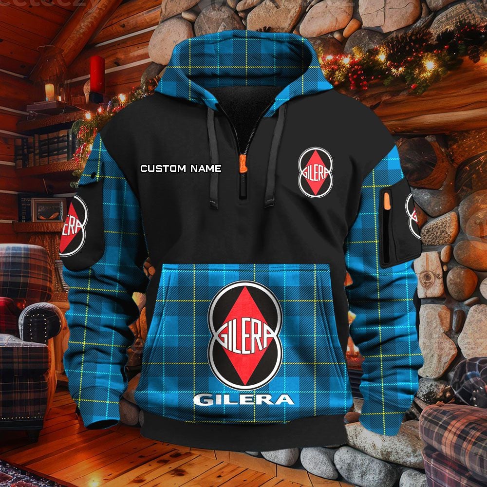 Gilera Motorcycles Hoodie – Bild 7